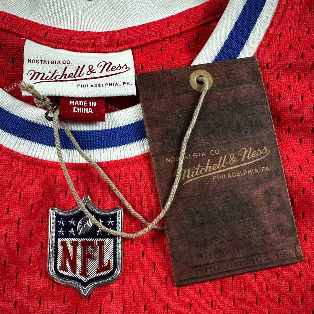 Mitchell & Ness NFL Authentic Buffalo Bills Custom Basketball Jersey Josh Allen Sz. L