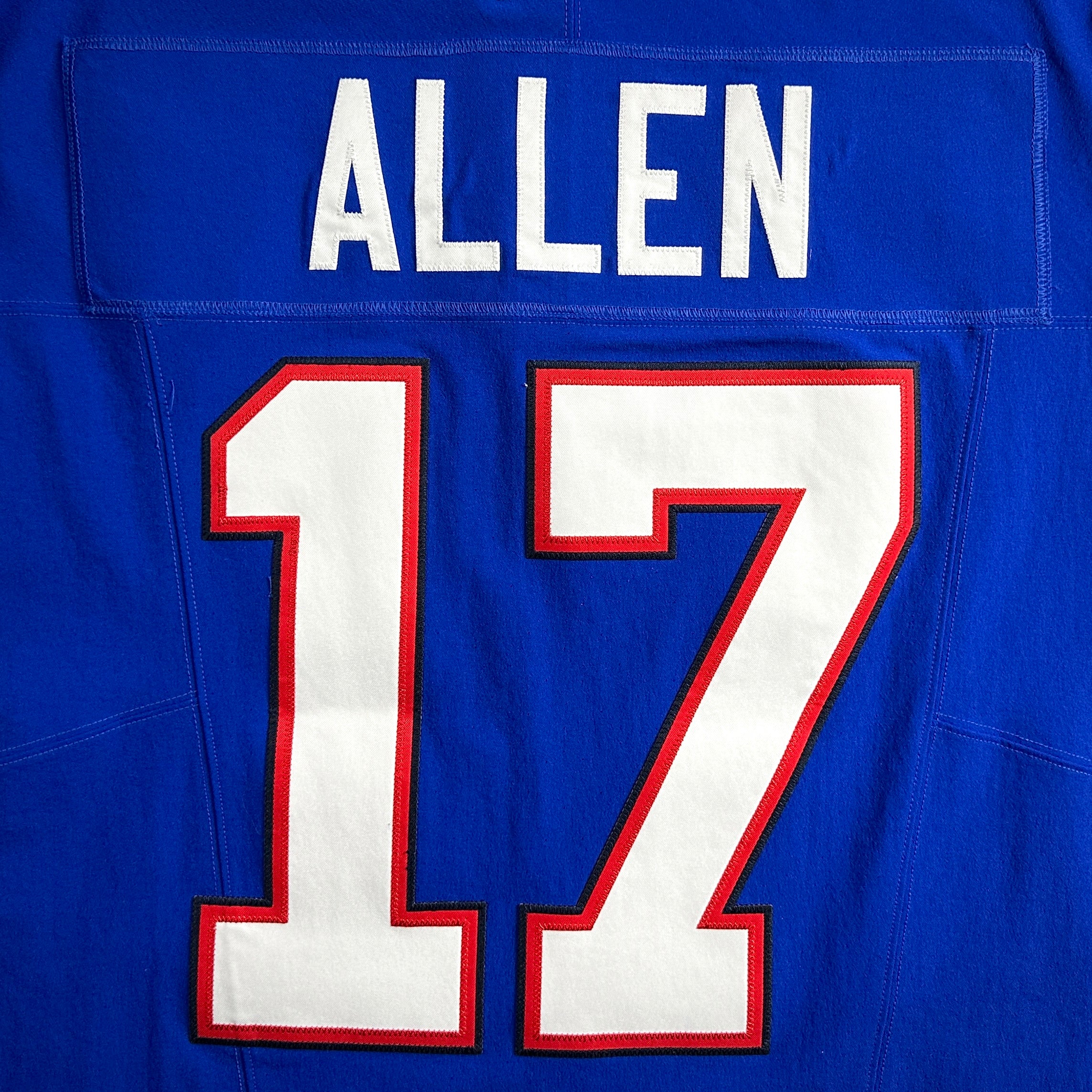 New! 2025 Nike NFL Vapor FUSE Elite Authentic Jersey Buffalo Bills Josh Allen Sz. 48 Blue Home