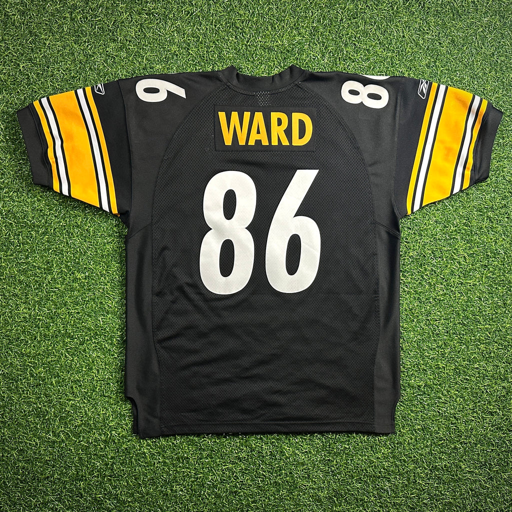2007 Reebok NFL Authentic Jersey Pittsburgh Steelers Hines Ward Sz. 52 75th Anniversary