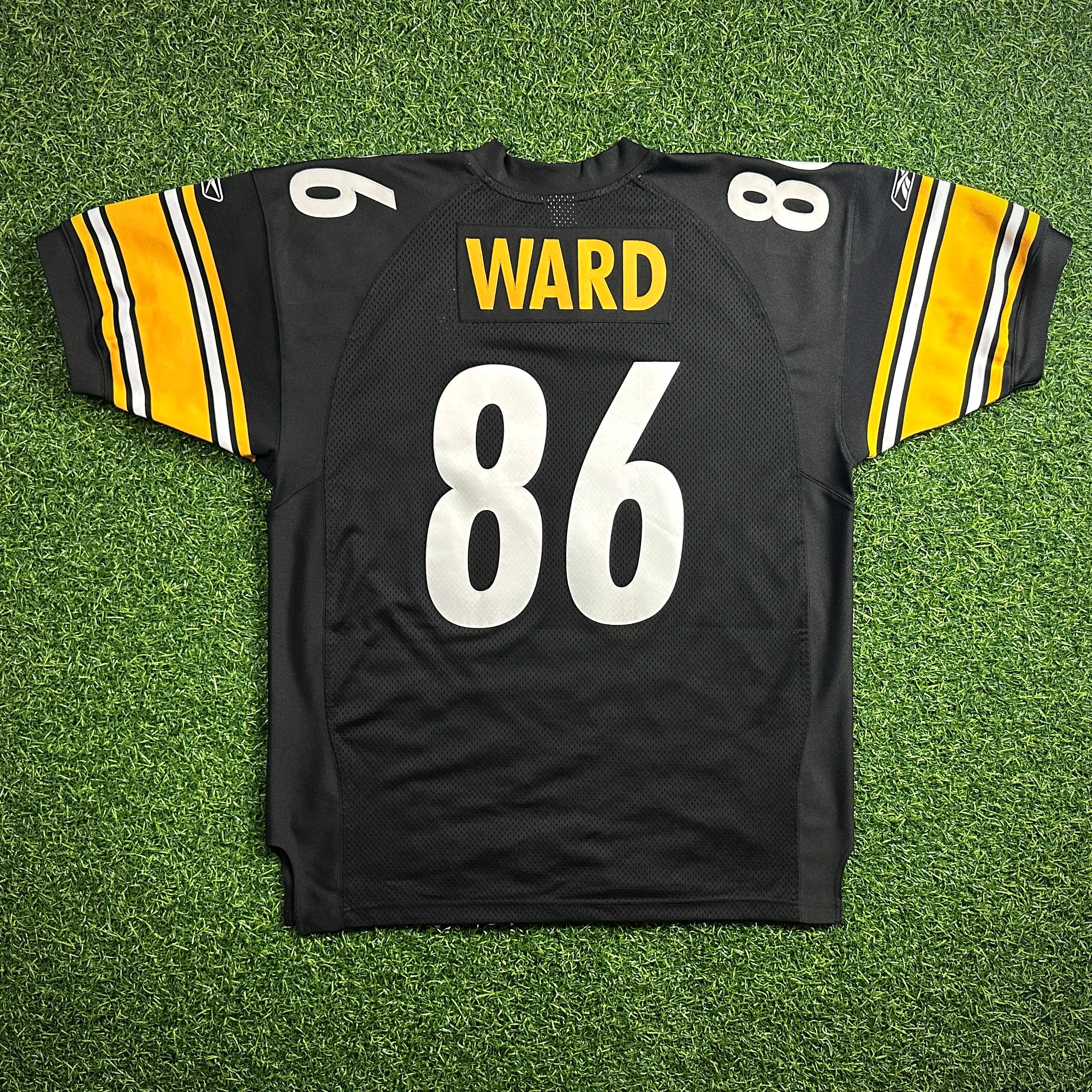 2007 Reebok NFL Authentic Jersey Pittsburgh Steelers Hines Ward Sz. 52 75th Anniversary