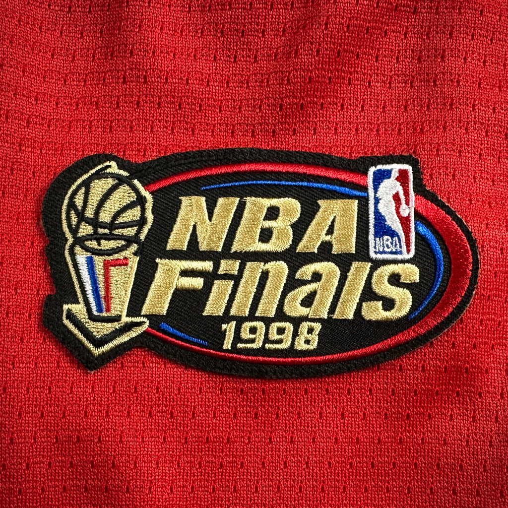 1998 Nike NHL X NBA Mashup Jersey Chicago Bulls Blackhawks Michael Jordan Red Sz. 2XL