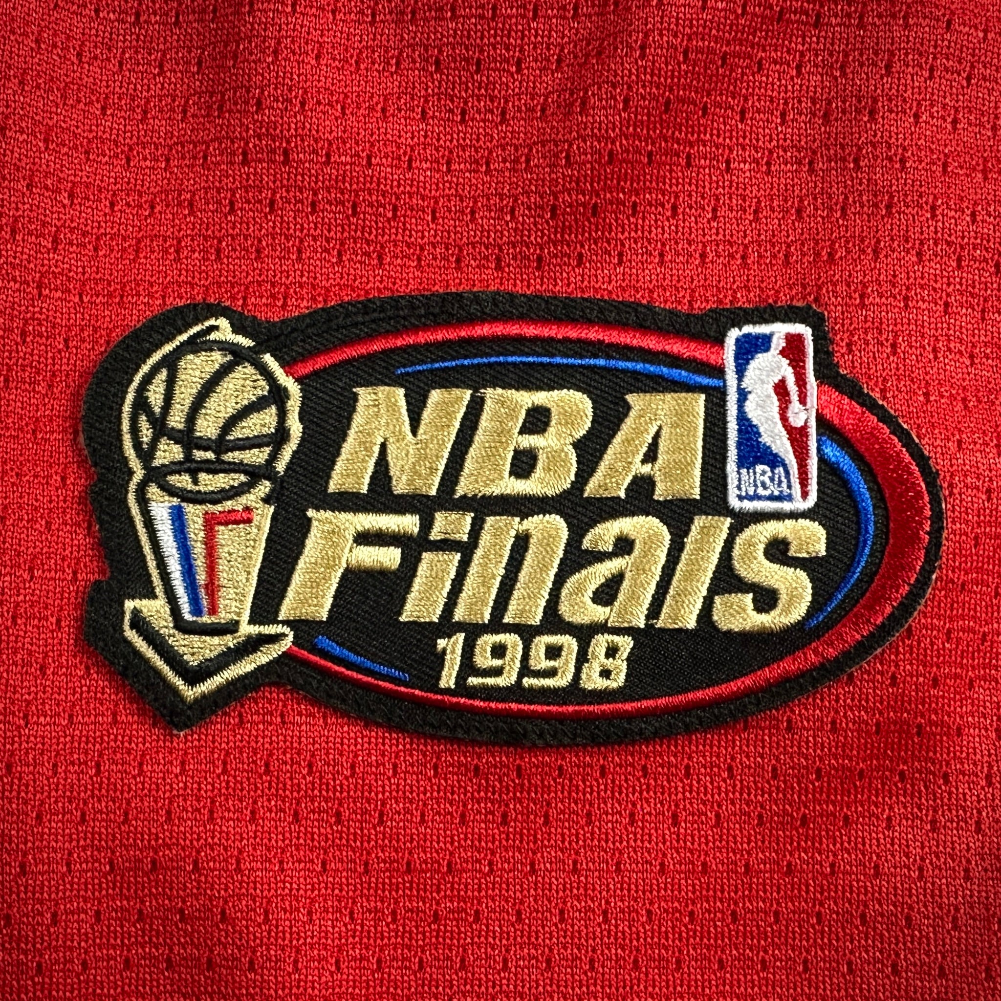 1998 Nike NHL X NBA Mashup Jersey Chicago Bulls Blackhawks Michael Jordan Red Sz. 2XL