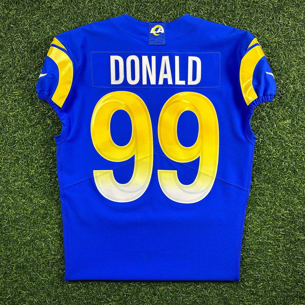 2021 Nike NFL Team Issued Jersey Los Angeles Rams Aaron Donald Crucial Catch 44
