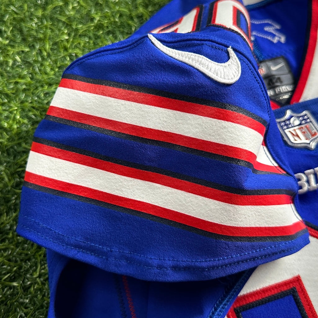 2020 Nike NFL Game-Issued Jersey Buffalo Bills Quinton Jefferson Sz. 44 Team COA
