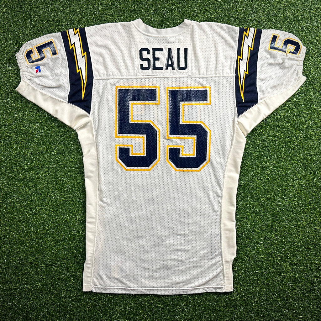 1993 Russell NFL Team Issued Game Jersey San Diego Chargers Junior Seau HOF