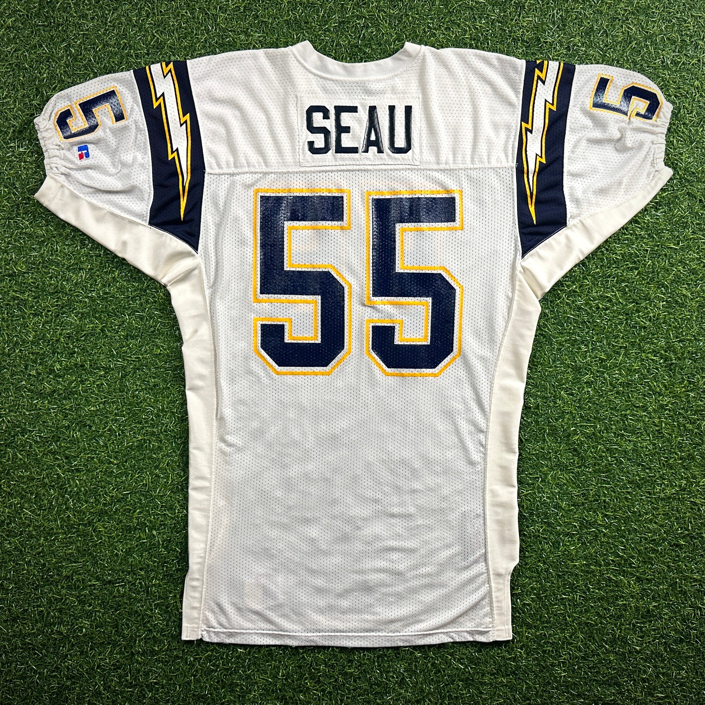 1993 Russell NFL Team Issued Game Jersey San Diego Chargers Junior Seau HOF