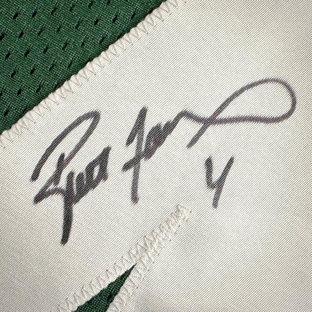 2004 Reebok NFL Team Issued Jersey Green Bay Packers Brett Favre Autograph COA
