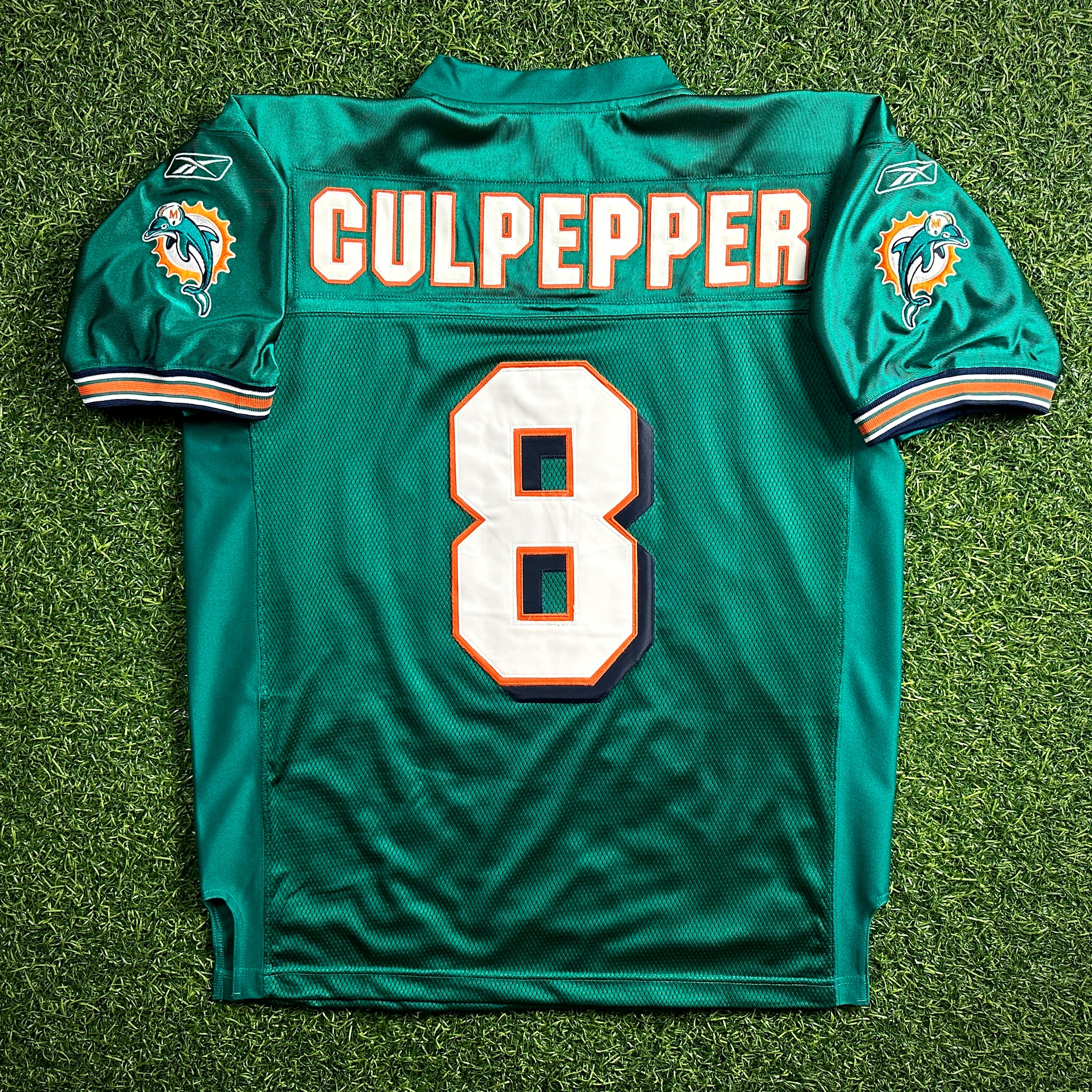New! 2006 Reebok NFL Authentic Jersey Miami Dolphins Daunte Culpepper Sz. 46 NWT