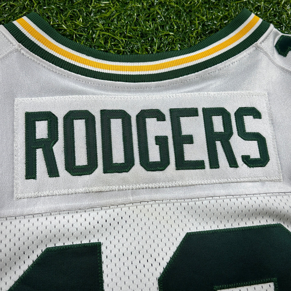 New! 2014 Reebok NFL Elite Authentic Jersey Green Bay Packers Aaron Rodgers Sz. 52 White Away