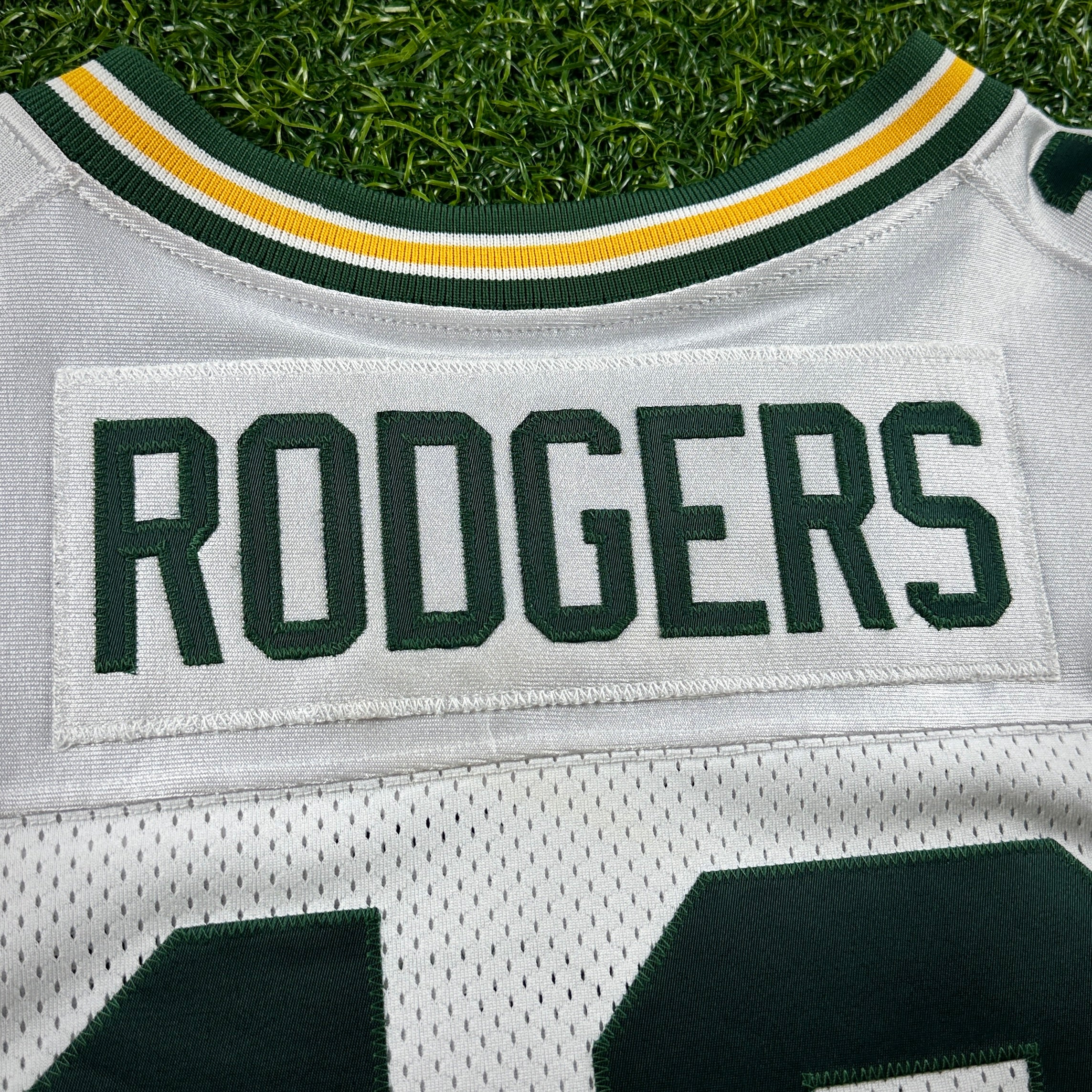 New! 2014 Reebok NFL Elite Authentic Jersey Green Bay Packers Aaron Rodgers Sz. 52 White Away