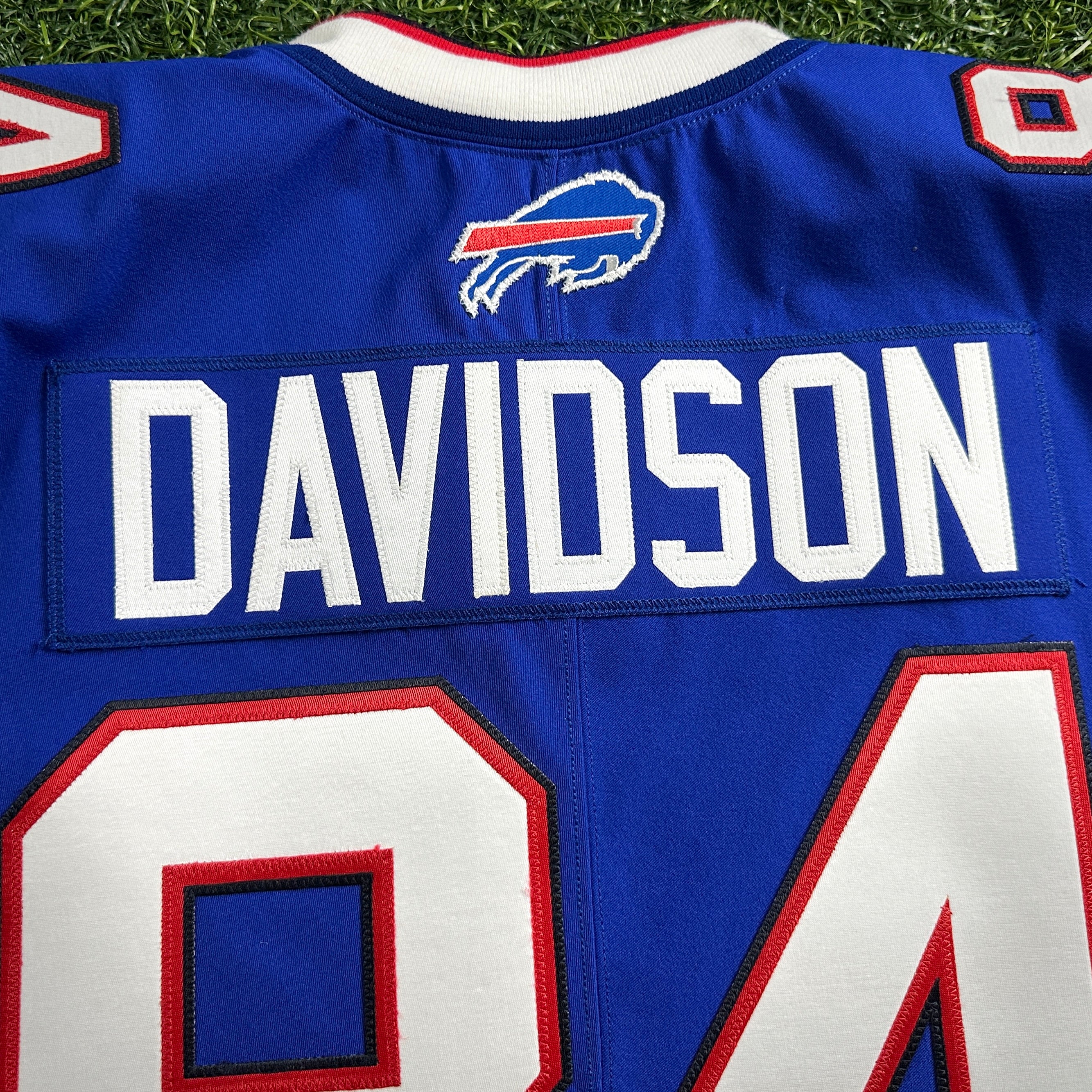 2022 Nike NFL Game-Used Jersey Buffalo Bills Zach Davidson Sz. 44 Team COA