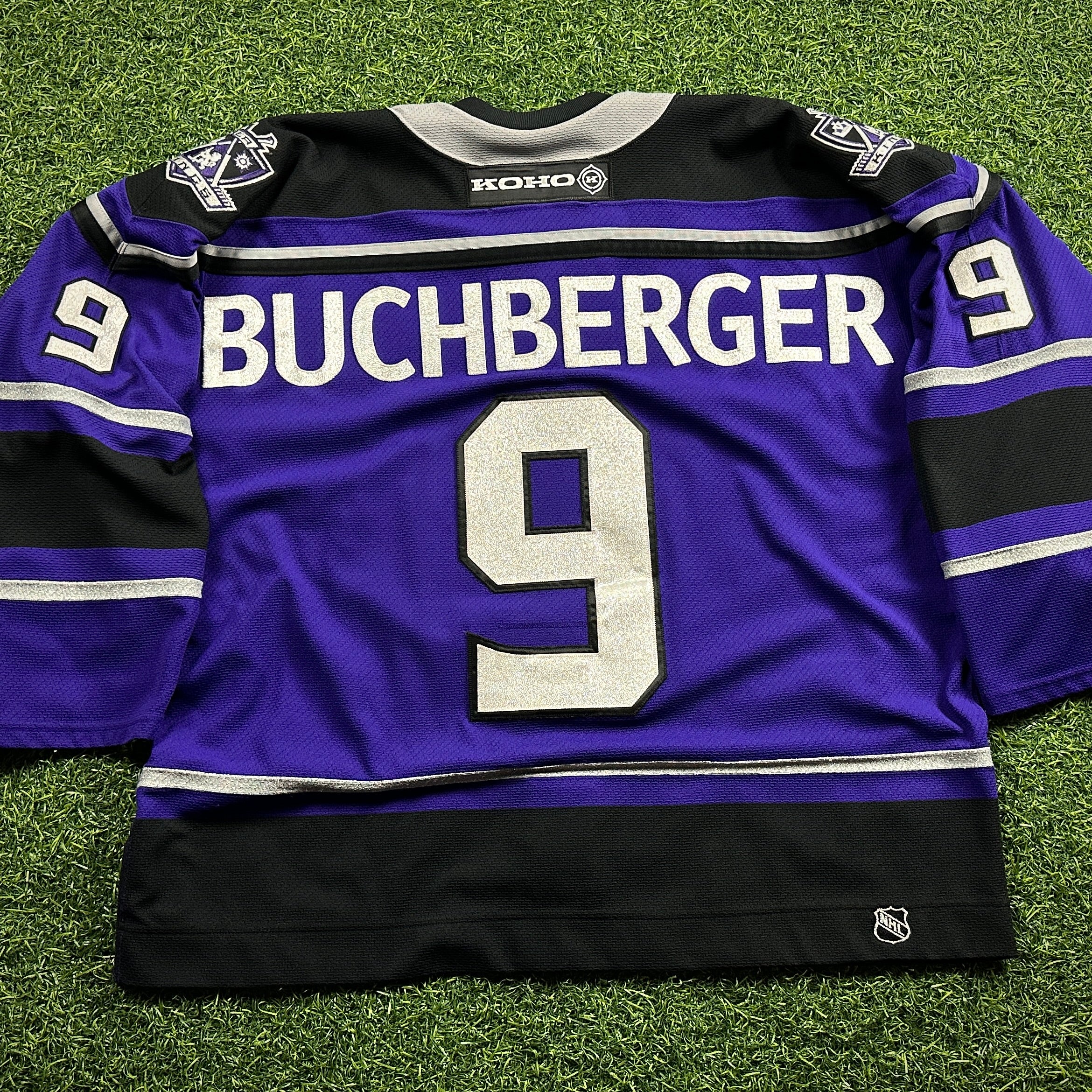 2000 Koho NHL On-Ice Authentic Jersey Los Angeles Kings Kelly Buchberger Sz. 56