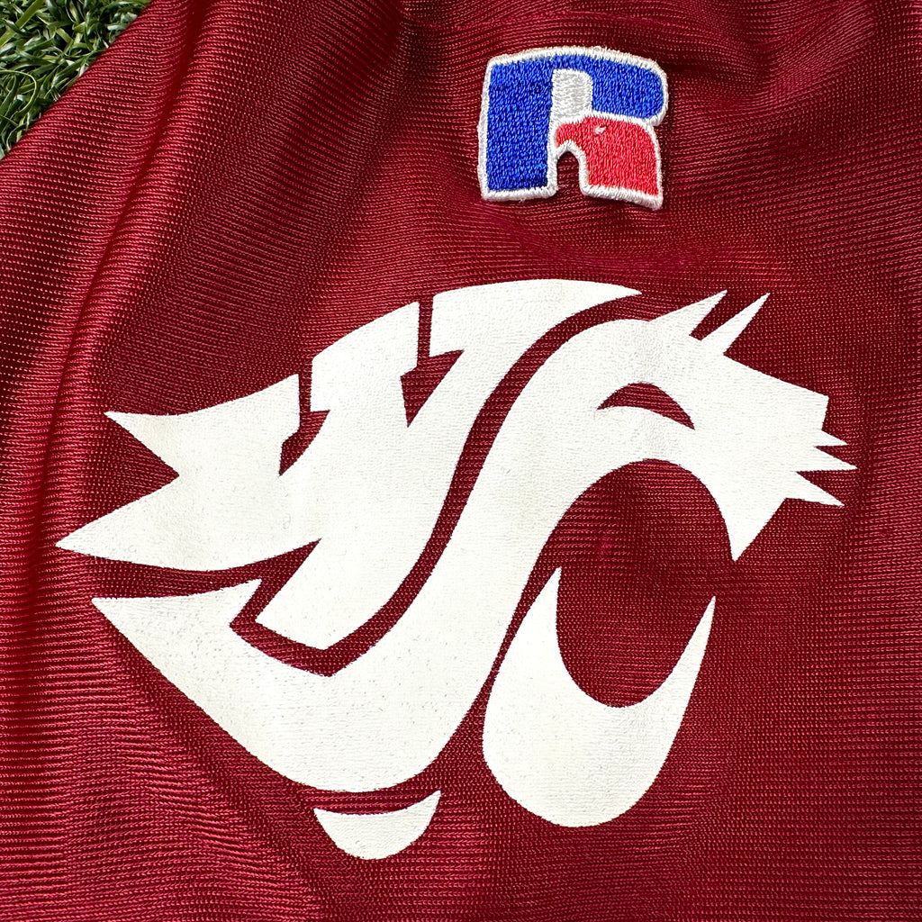 1997 Russell NCAA Team-Issued Game Jersey Washington State Cougars Ryan Leaf Sz. 50