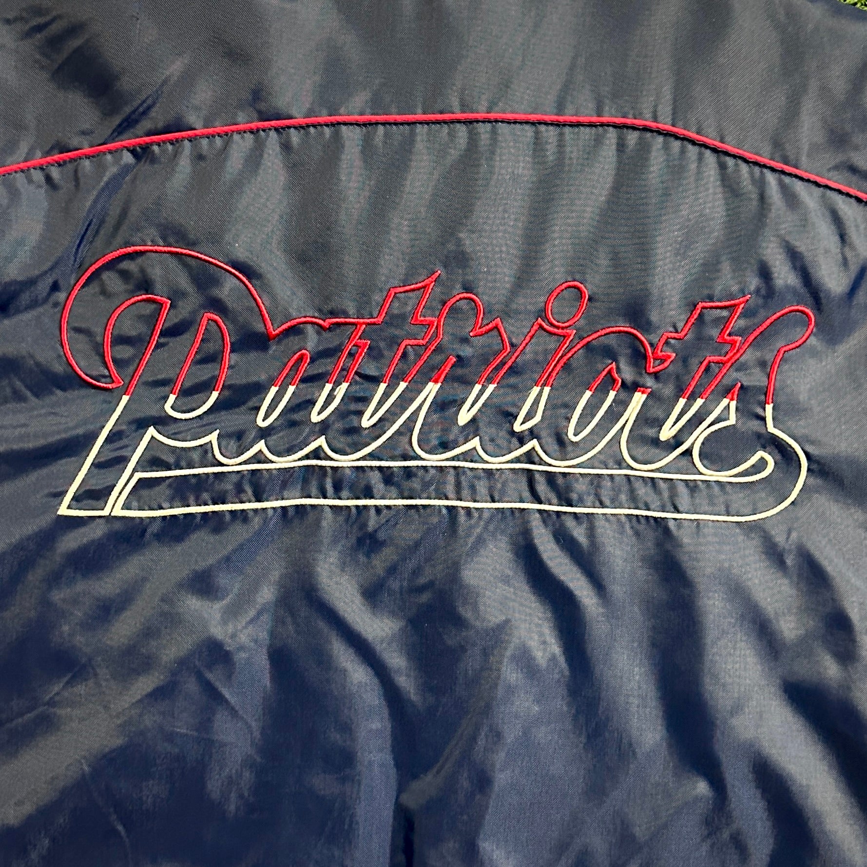 Rare! 2002 Reebok NFL Jacket New England Patriots Tom Brady 12 Sz. XL Vintage