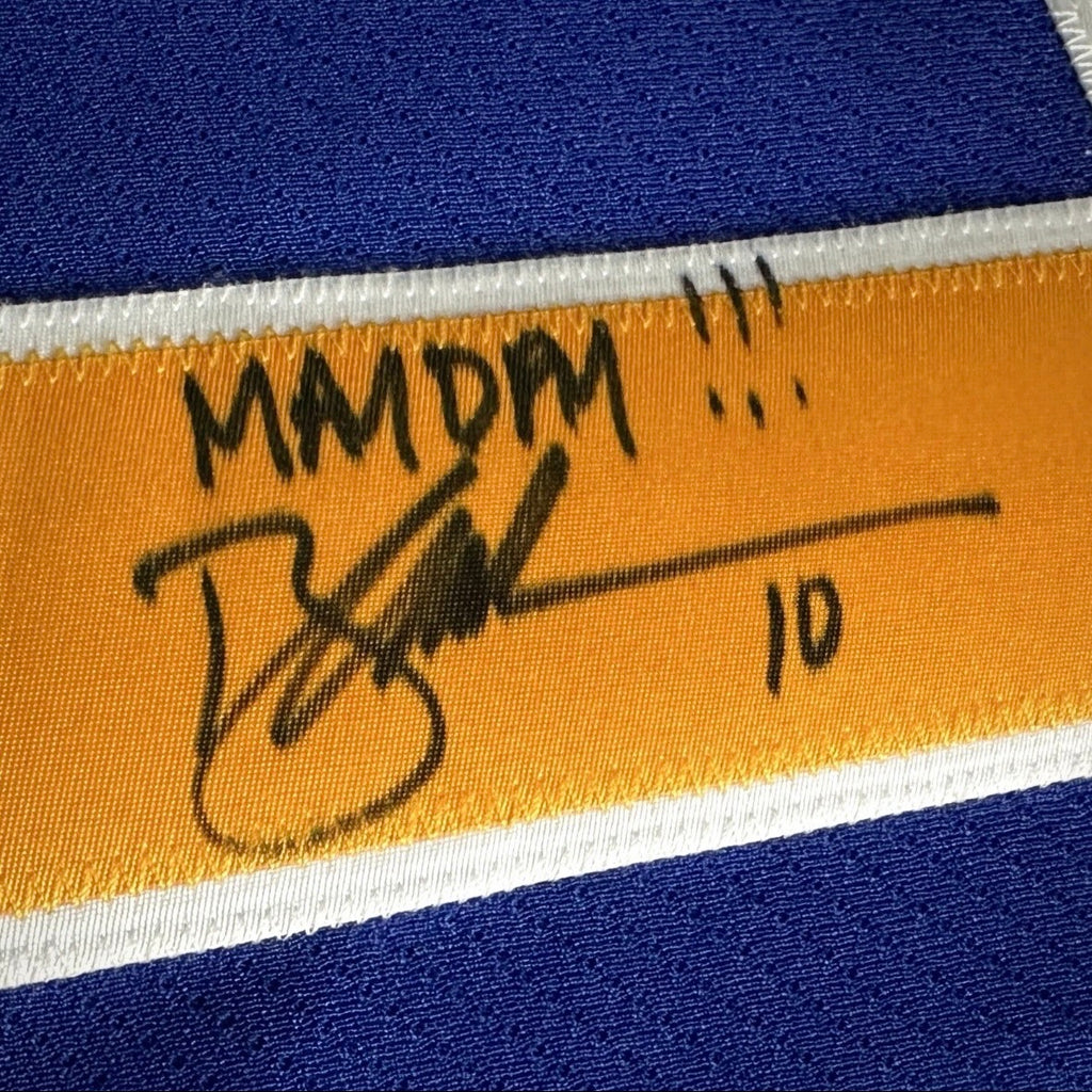 CCM NHL Jersey 1996 Buffalo Sabres Throwback Brad May Autograph Sz. L Vintage