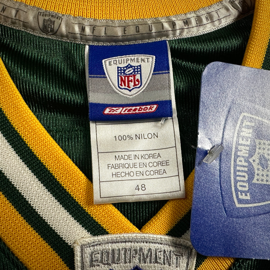 New! 2004 Reebok NFL Authentic Jersey Green Bay Packers Brett Favre Sz. 48 Autograph COA