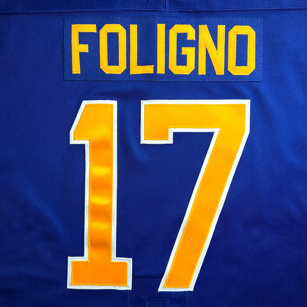 1987 CCM NHL Center Ice Authentic Jersey Buffalo Sabres Mike Foligno 52 Vintage