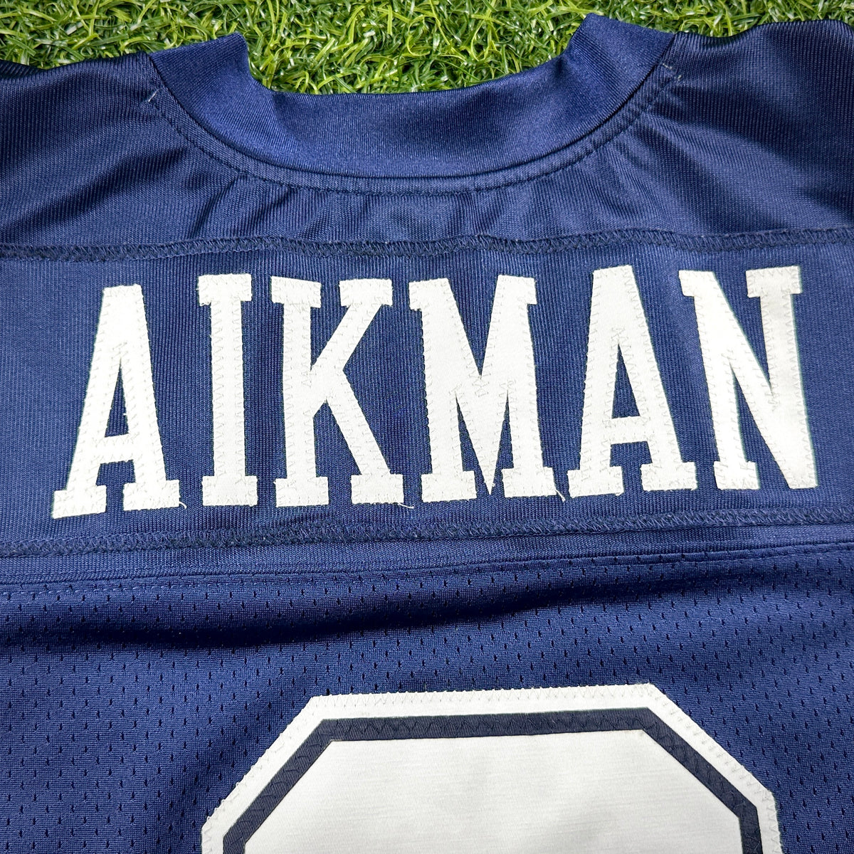 Reebok NFL Authentic Jersey Dallas Cowboys Troy Aikman Sz. 48 Throwback Double Star