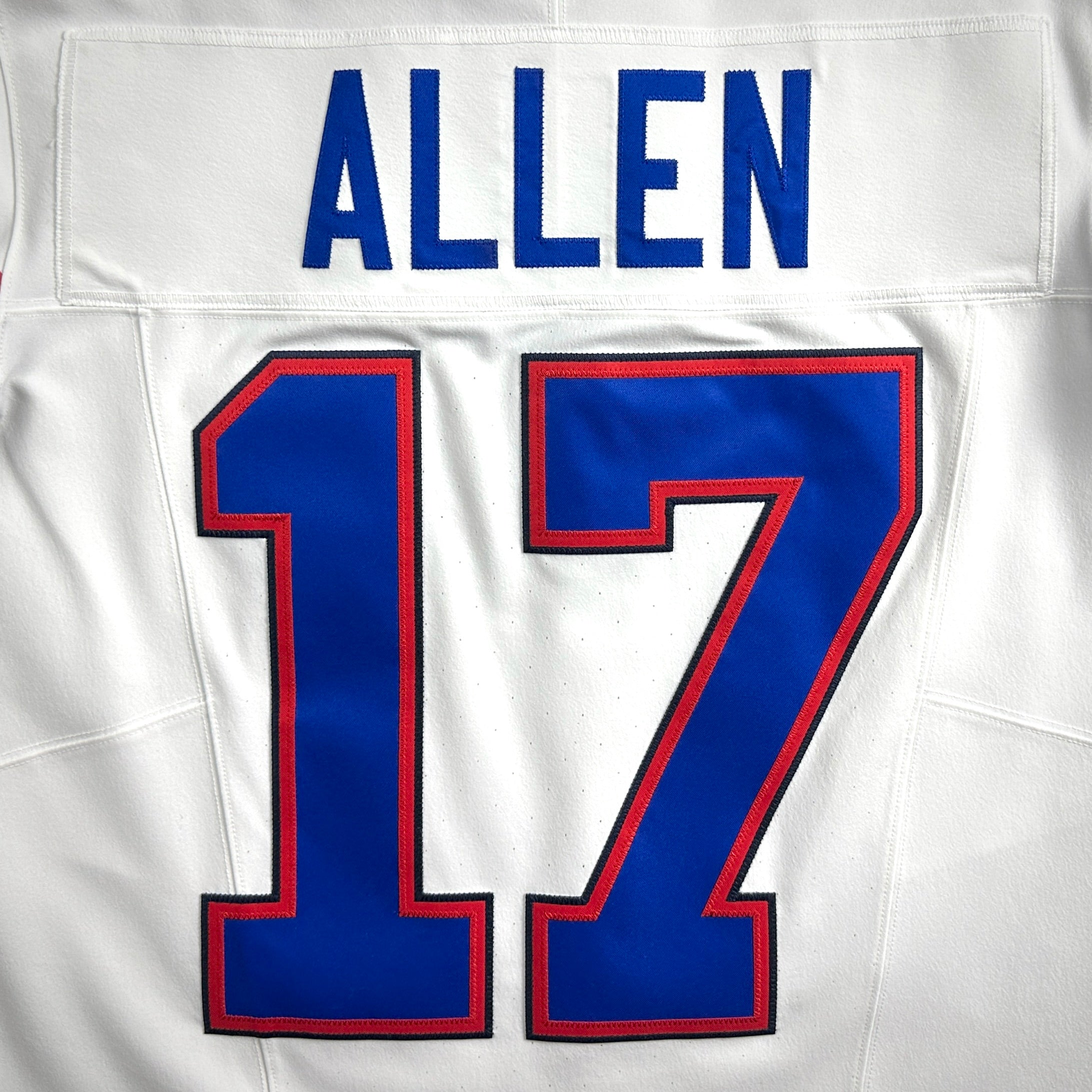 New! 2025 Nike NFL Vapor FUSE Elite Authentic Jersey Buffalo Bills Josh Allen Sz. 40 White Road