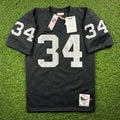 New! Mitchell & Ness NFL 1990 Authentic Jersey Los Angeles Raiders Bo Jackson Sz. 40 (M) Throwback