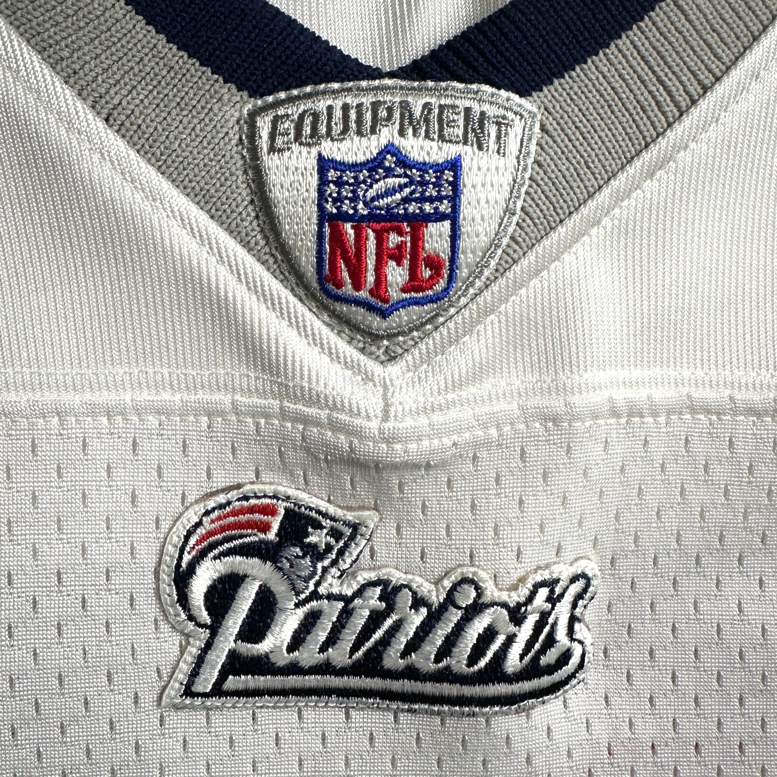 2007 Reebok NFL Authentic Jersey New England Patriots Randy Moss White Away Sz. 52