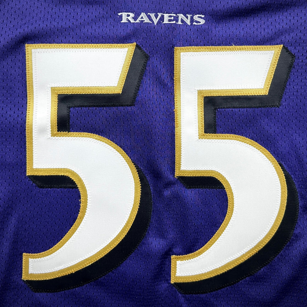 2011 Reebok NFL Authentic Team-Issued Game Jersey Baltimore Ravens Terrell Suggs Autograph PSA Cert
