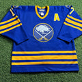 1987 CCM NHL Center Ice Authentic Jersey Buffalo Sabres Mike Foligno 52 Vintage