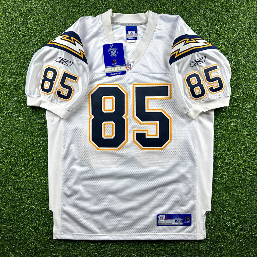 New! 2006 Reebok NFL Authentic Jersey San Diego Chargers Antonio Gates Sz. 48