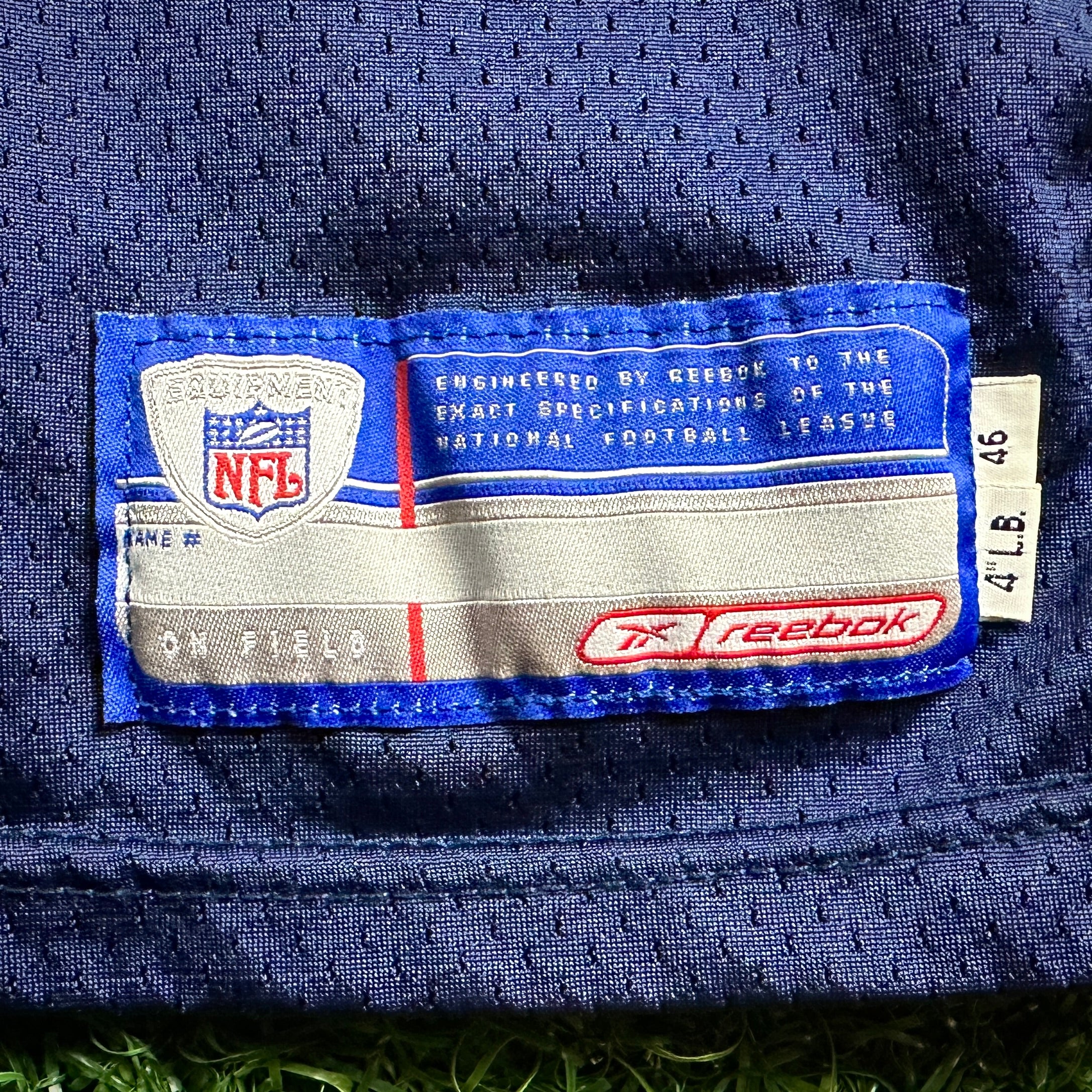 2003 Reebok NFL Game-Issued Jersey Tennessee Titans John Hampton Sz. 46 SMU