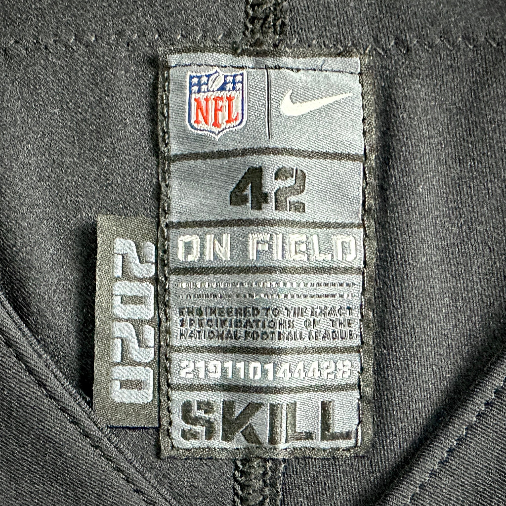 2022 Nike NFL Game Used Worn Jersey Las Vegas Raiders Roderic Teamer Inscribed