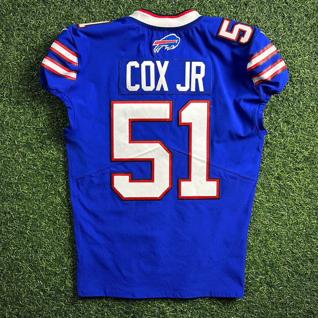 2020 Nike NFL Game-Used Jersey Buffalo Bills Brian Cox Jr. Sz. 42 Team COA