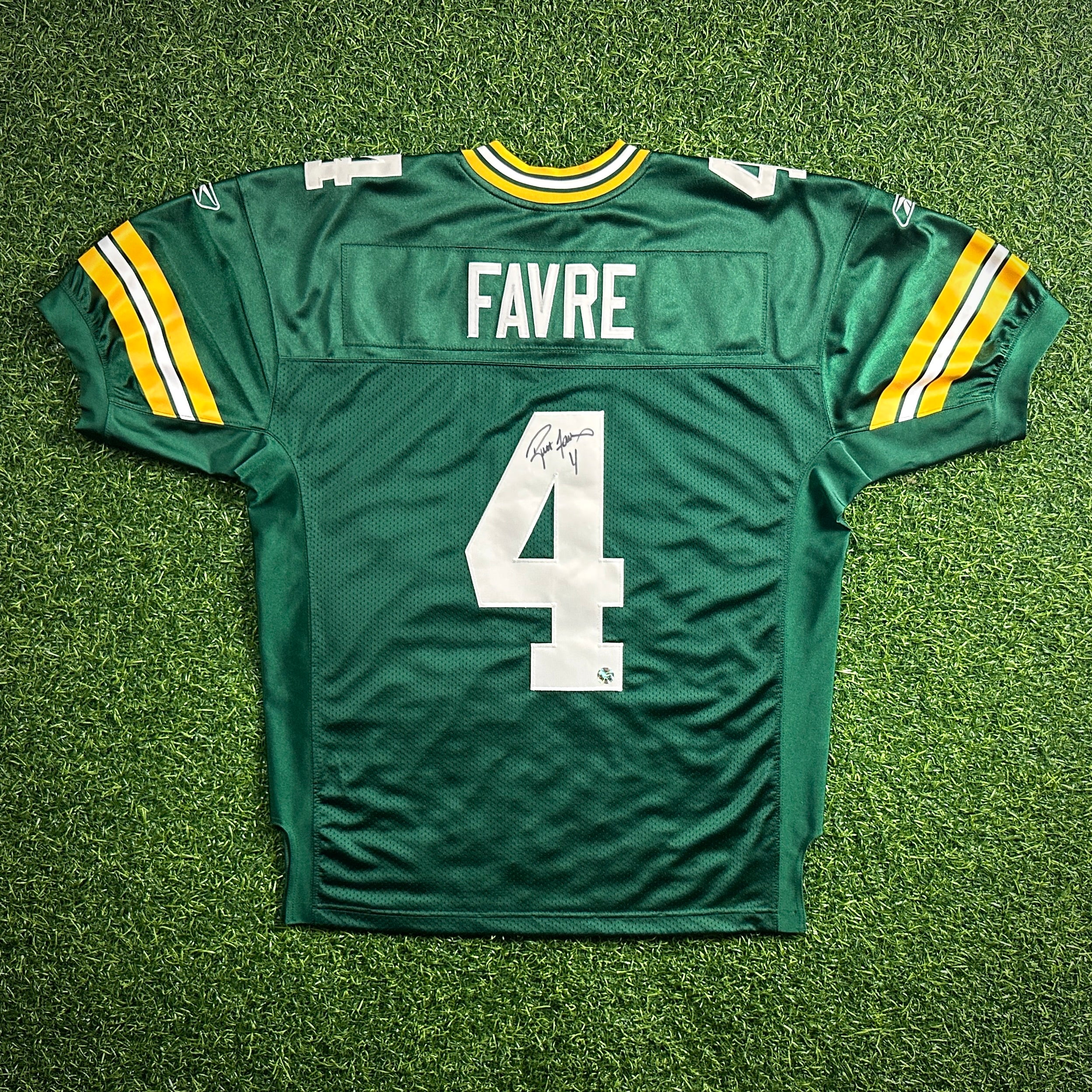 New! 2004 Reebok NFL Authentic Jersey Green Bay Packers Brett Favre Sz. 48 Autograph COA