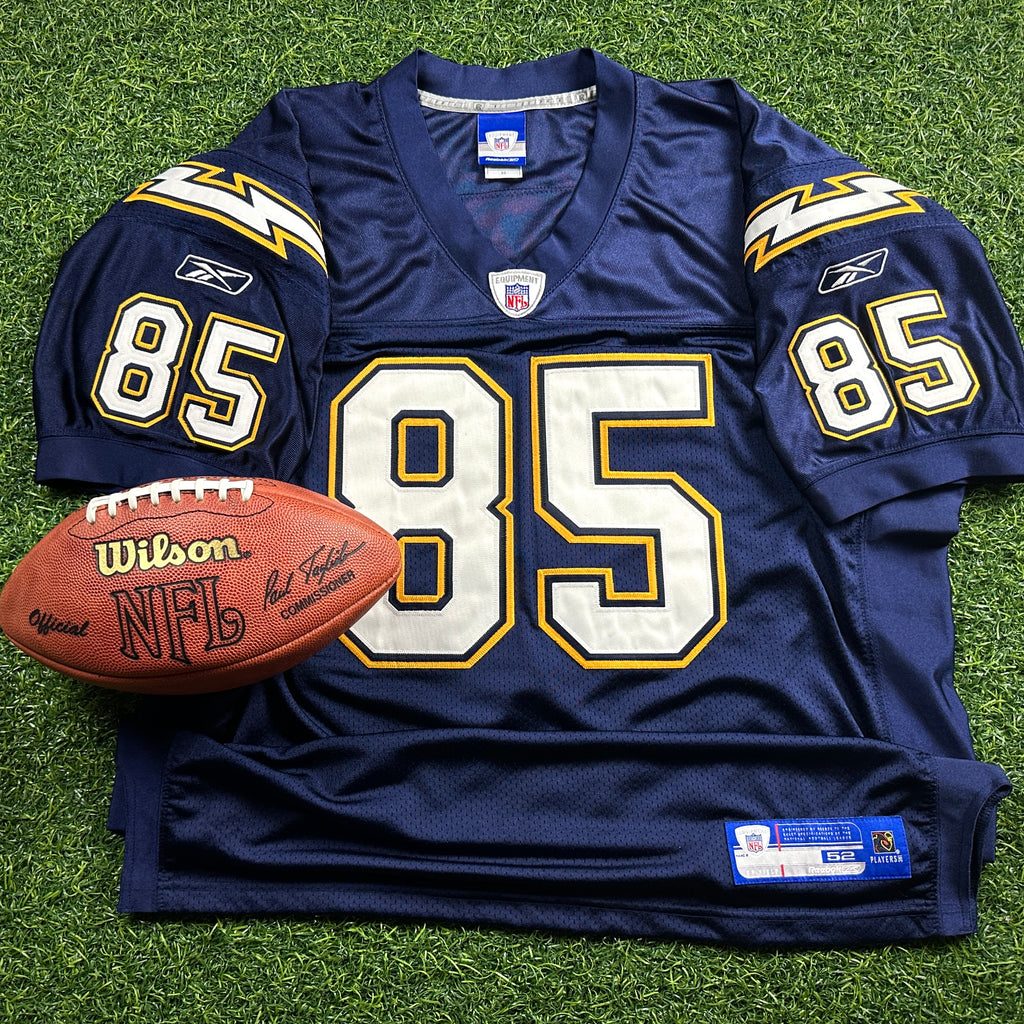 2006 Reebok NFL Authentic Jersey San Diego Chargers Jersey Antonio Gates Sz. 52 Throwback