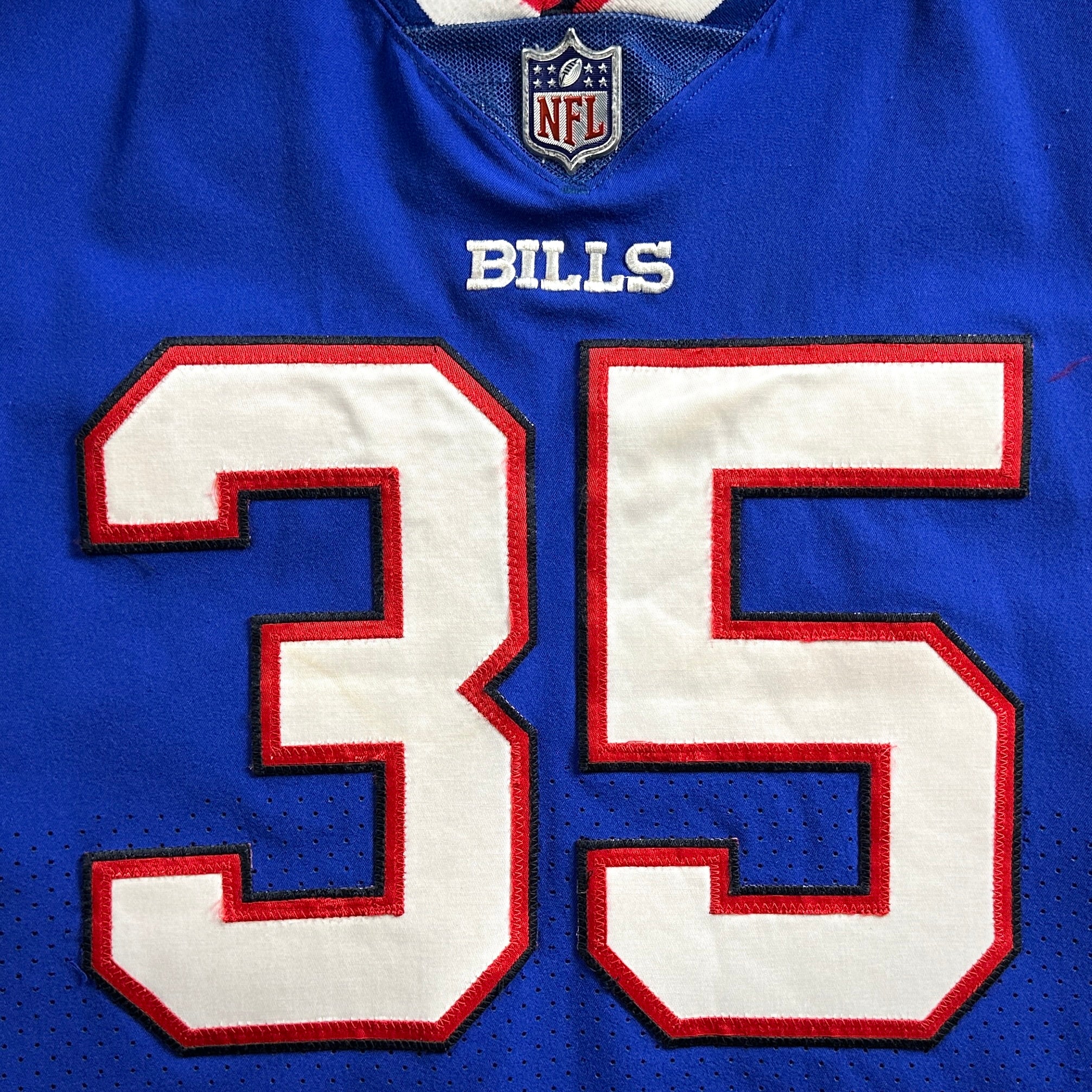 2022 Nike NFL Game-Used Jersey Buffalo Bills Raheem Blackshear Sz. 42 Team COA