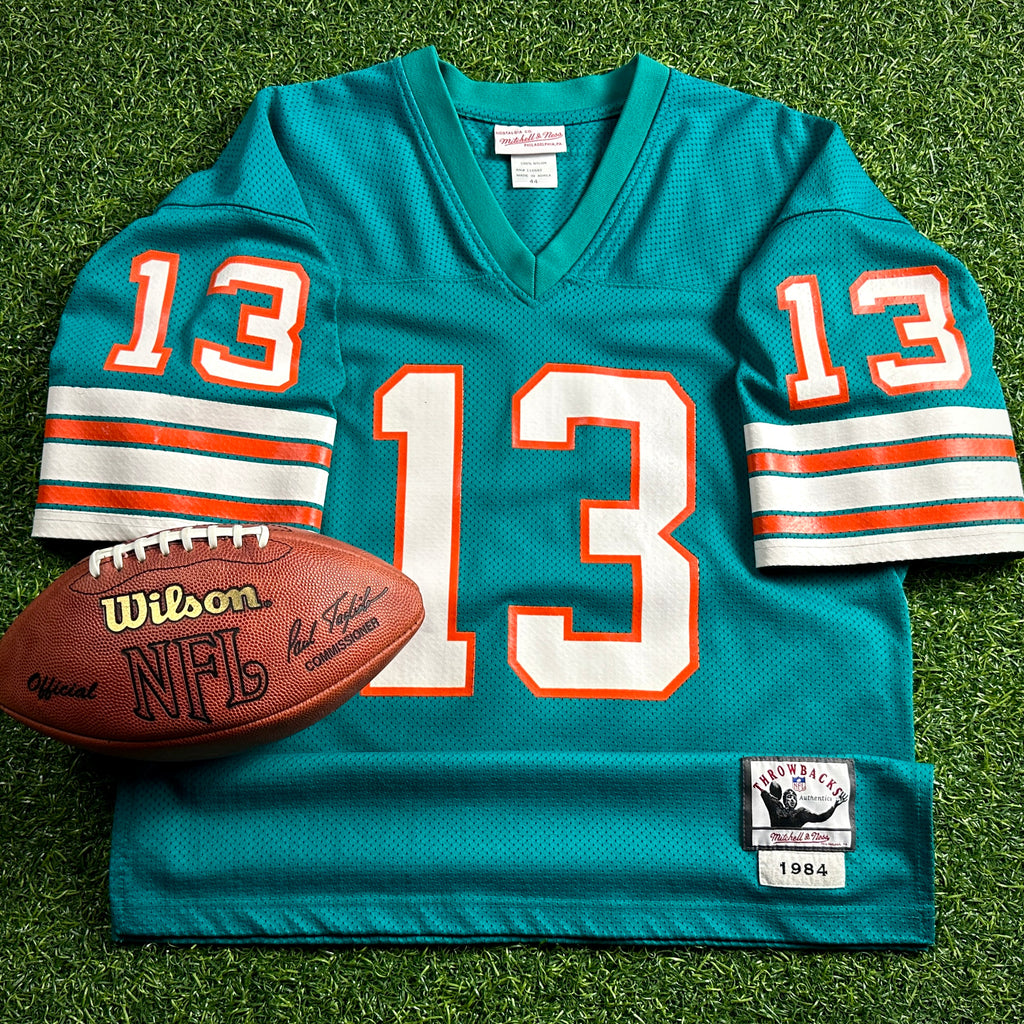 Mitchell & Ness NFL Authentic 1984 Miami Dolphins Throwback Jersey Dan Marino Sz. 44