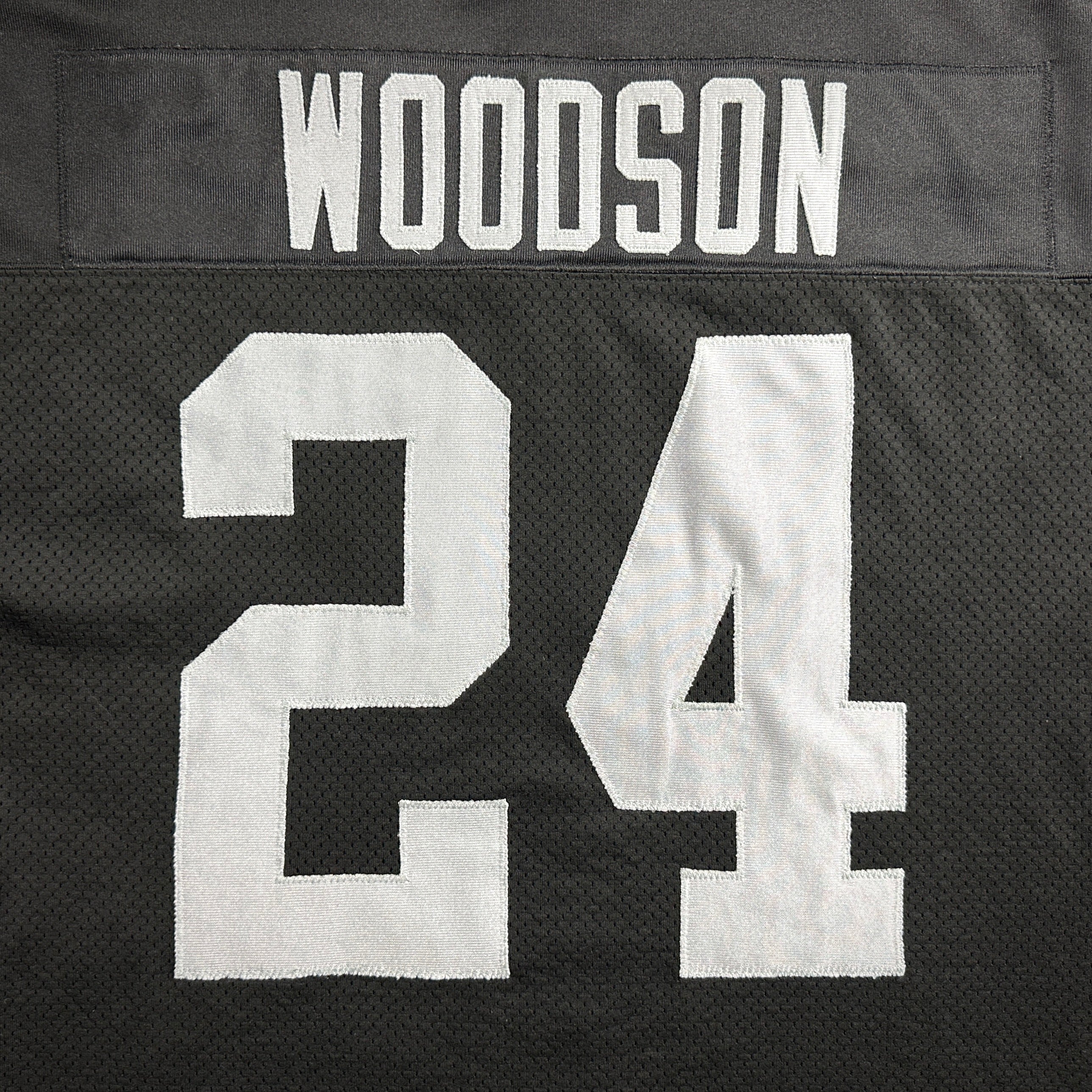 2001 Reebok NFL Authentic Jersey Oakland Raiders Charles Woodson Sz. 48 Vintage