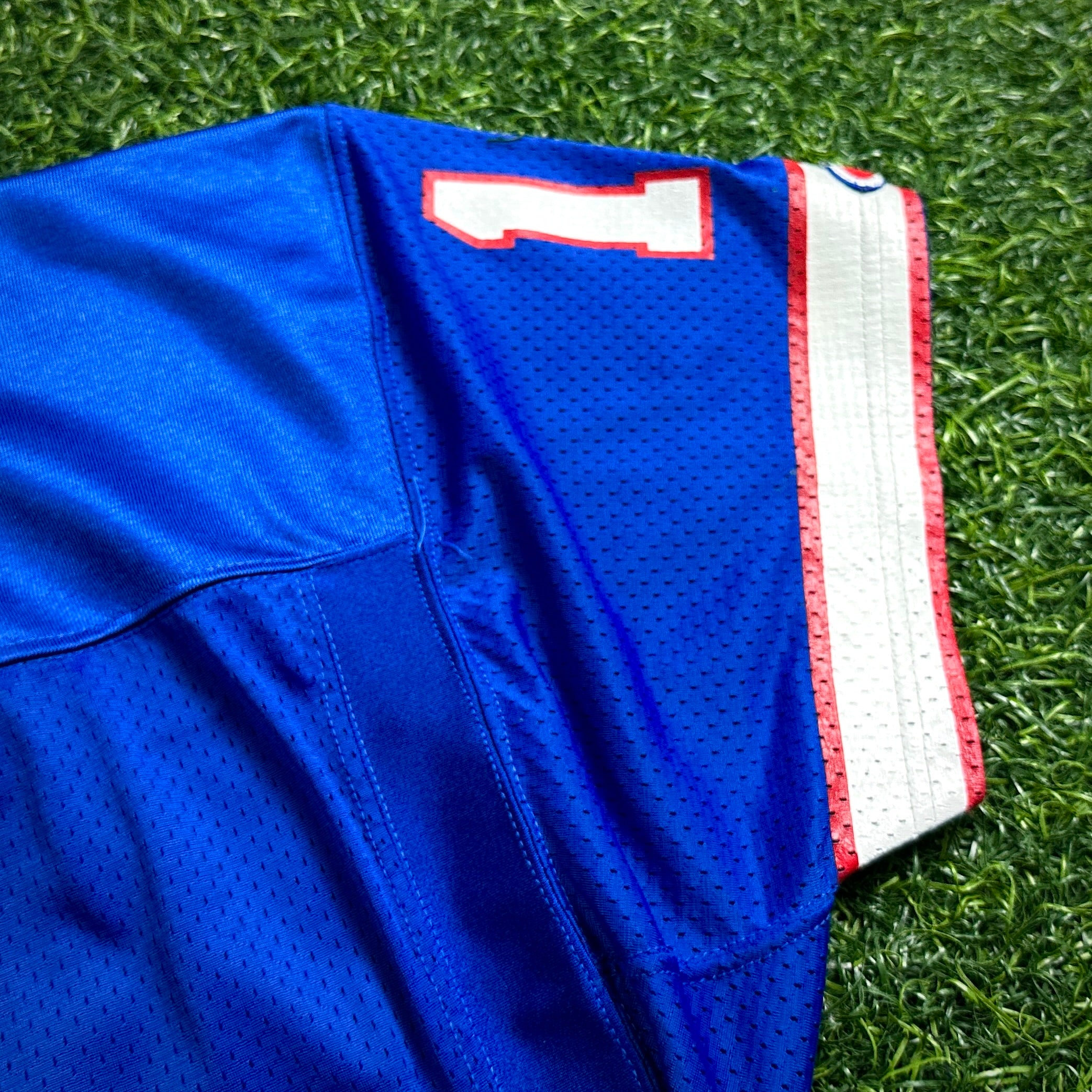 1991 Champion NFL Team Issued Game Jersey Buffalo Bills Scott Norwood Sz. 44