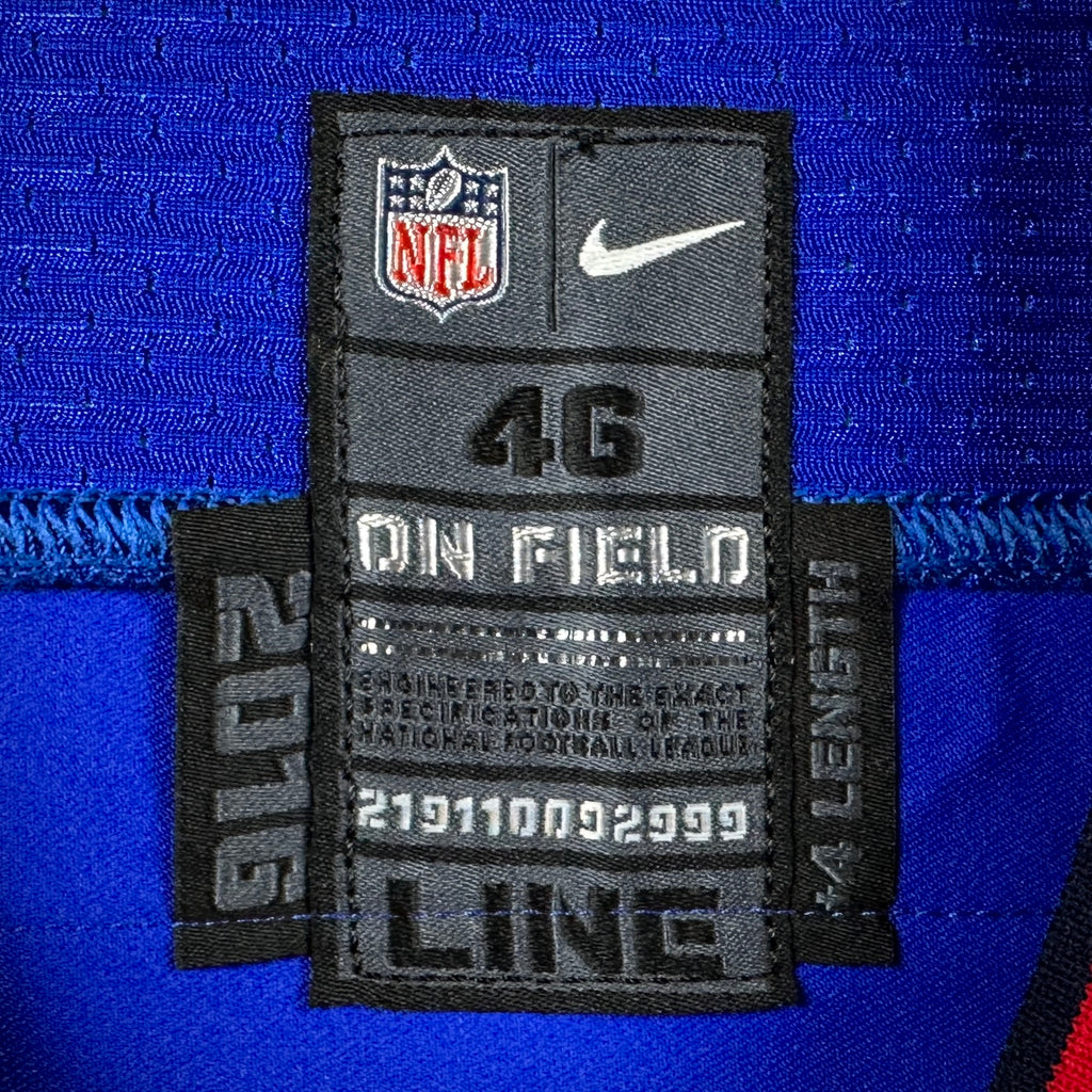 2016 Nike NFL Team-Issued Game Jersey Buffalo Bills Eric Wood Sz. 46 LINE COA