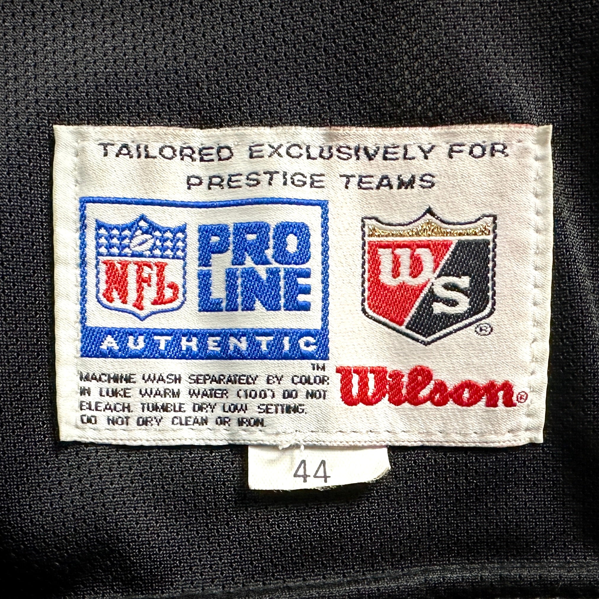 1995 Wilson NFL Authentic Pro Jersey Cincinnati Bengals Doug Pelfrey Sz. 44 VTG
