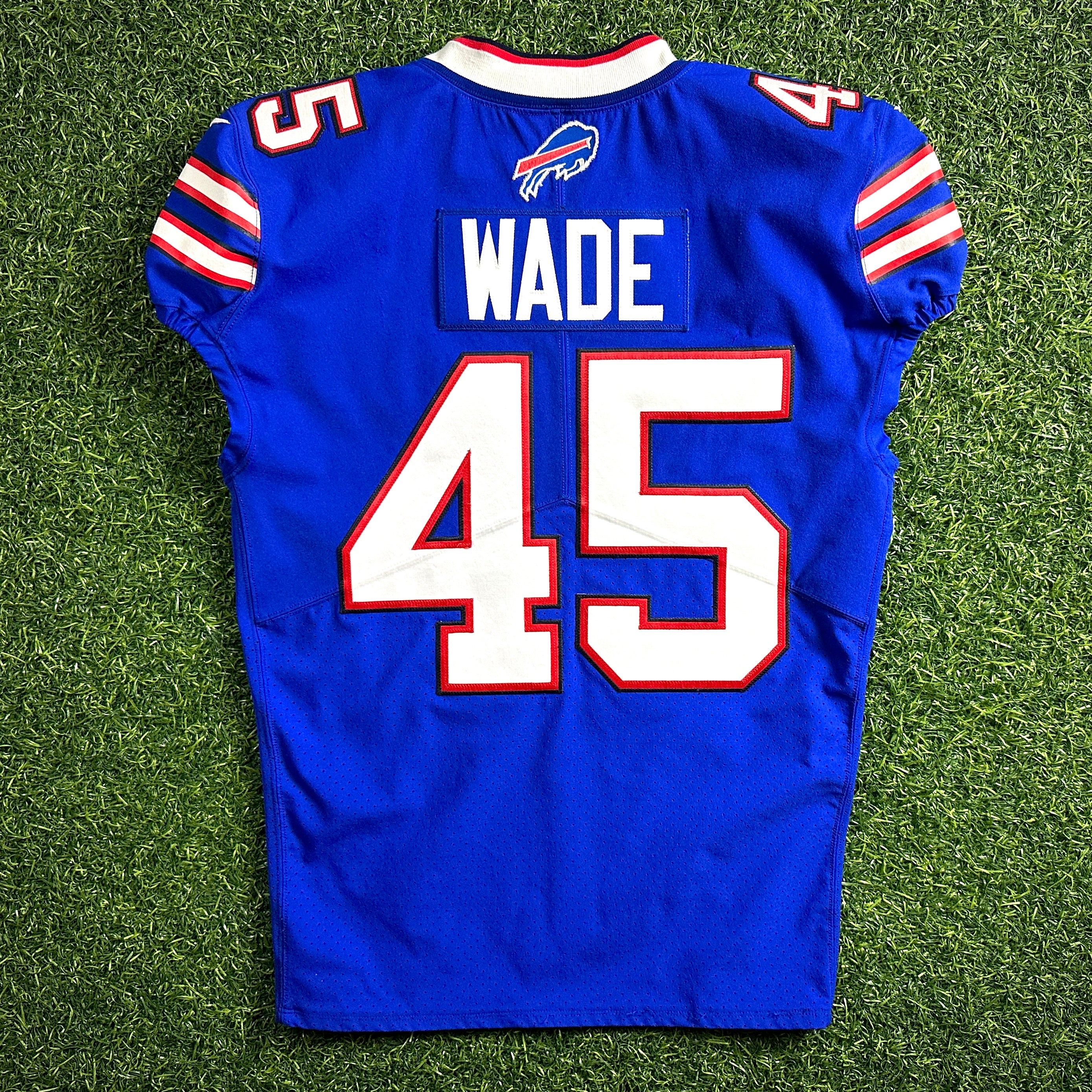 Nike NFL Game Used Blue Jersey Buffalo Bills Christian Wade & Marcus Murphy Team COA