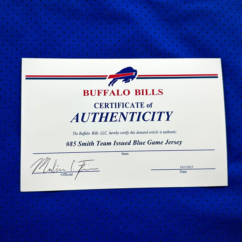 2020 Nike NFL Game-Used Jersey Buffalo Bills Lee Smith Sz. 46 Team COA