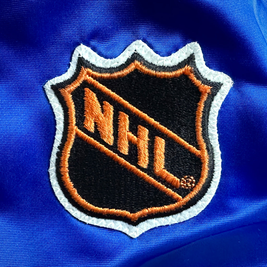 1990’s Starter NHL Vintage Satin Bomber Jacket Buffalo Sabres Sz. XL (L)