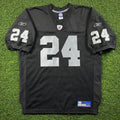 2003 Reebok NFL Authentic Jersey Oakland Raiders Charles Woodson Sz. 50 Vintage