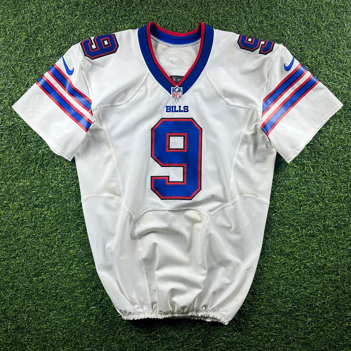 2013 Nike NFL Game-Used Jersey Buffalo Bills Rian Lindell Sz. 44 White Away