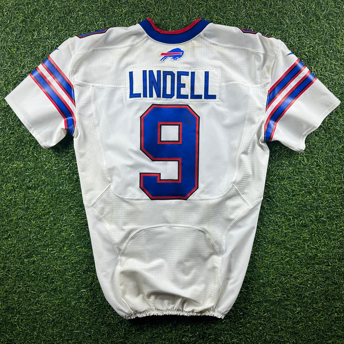 2013 Nike NFL Game-Used Jersey Buffalo Bills Rian Lindell Sz. 44 White Away