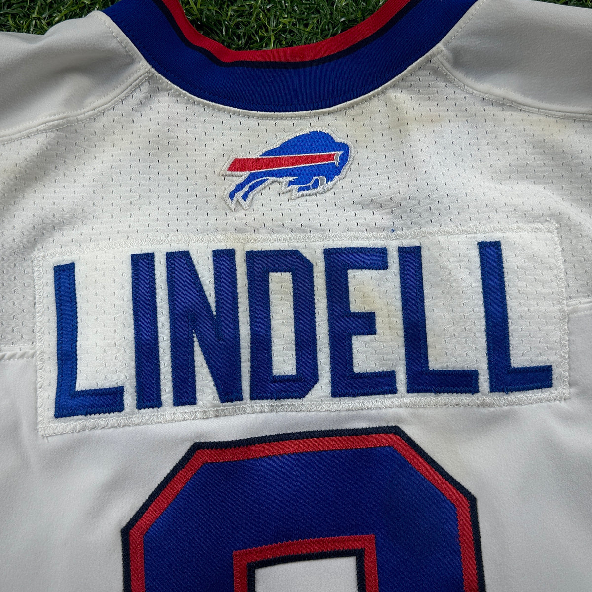 2013 Nike NFL Game-Used Jersey Buffalo Bills Rian Lindell Sz. 44 White Away