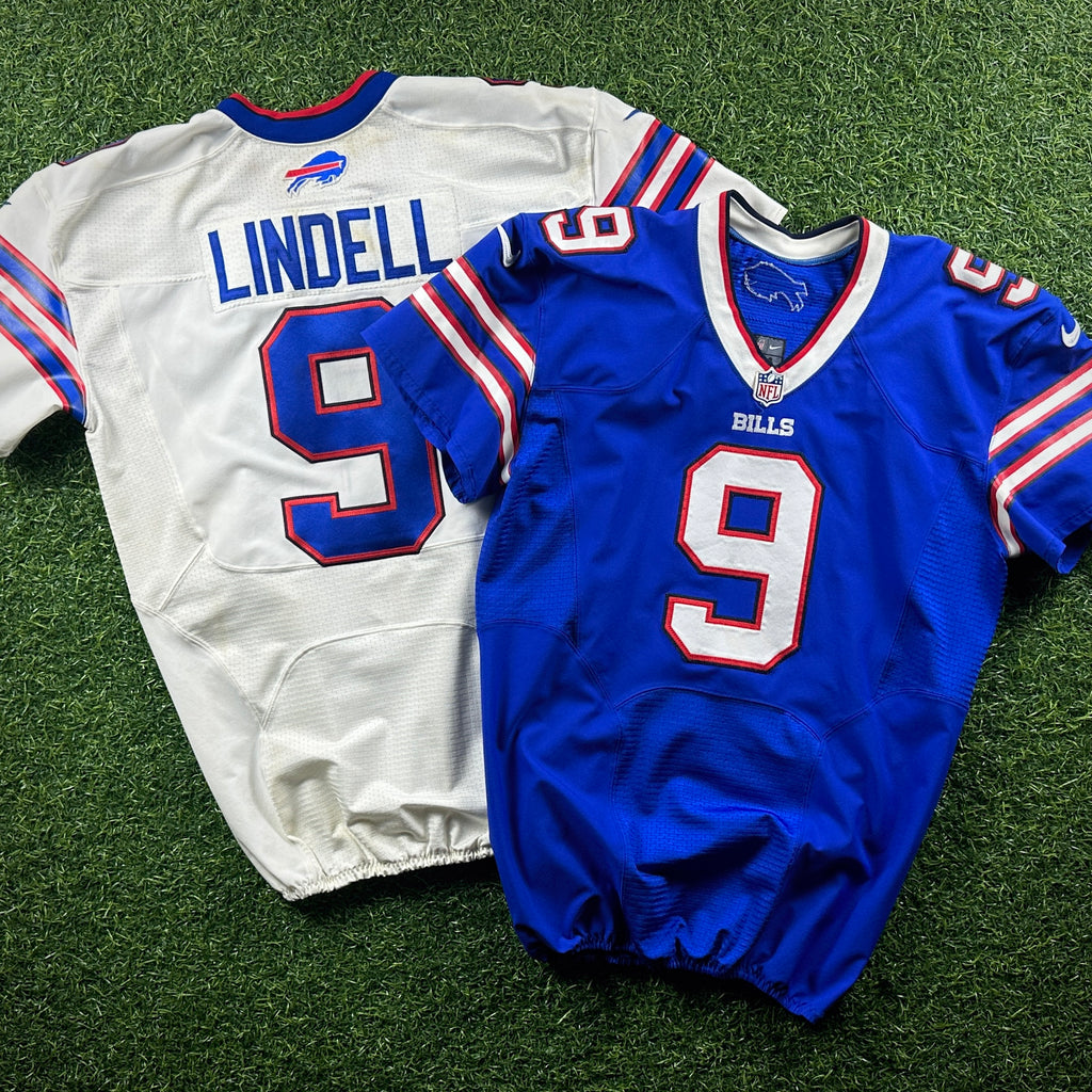 2013 Nike NFL Game-Used Jersey Buffalo Bills Rian Lindell Sz. 44 White Away