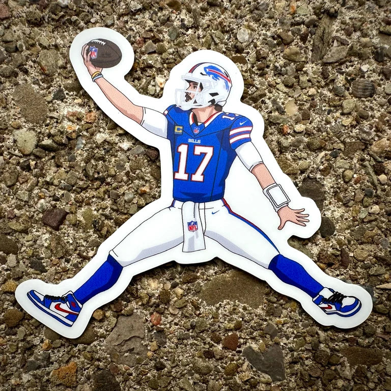 Air Allen Blue Home Sticker