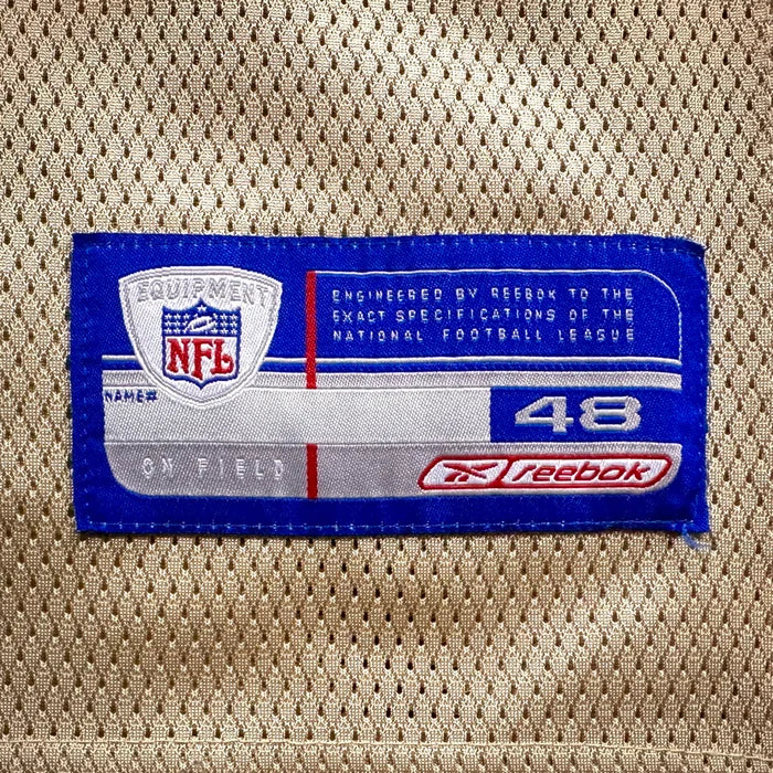 New! 2006 Reebok NFL Authentic Jersey New Orleans Saints Reggie Bush Sz. 48 Gold Alternate