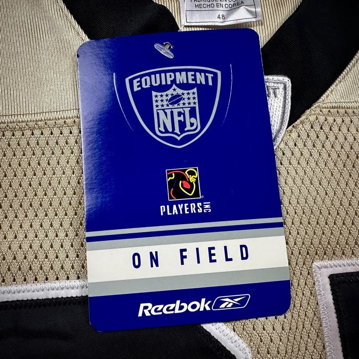 New! 2006 Reebok NFL Authentic Jersey New Orleans Saints Reggie Bush Sz. 48 Gold Alternate